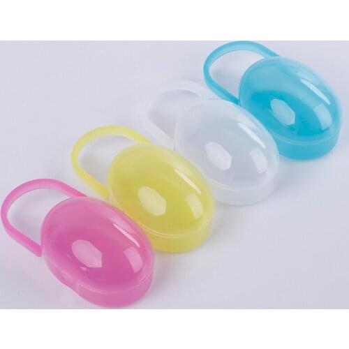 New 1Pc Soild Portable Kids Pacifier Cradle Case Nipple Holder Baby Infant Travel Storage Box