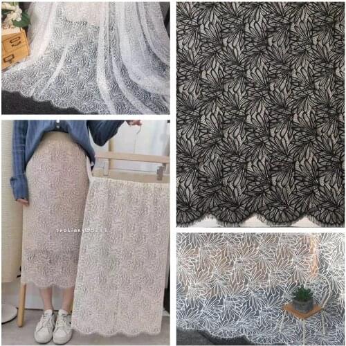 Thickened glitter eyelash lace fabric DIY wedding dress plus glitter silk eyelash fabric cheongsam skirt clothing garment cloth