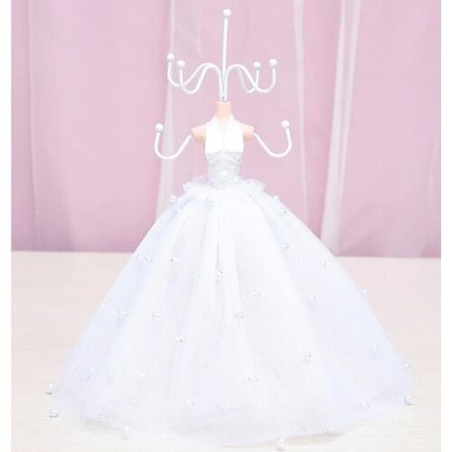 European Style Young Ladies Jewelry Stand Display Necklace Earring Bracelet Holder Organizer Princess-style Rack Frame