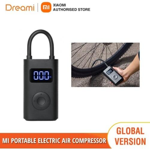 Global Version Xiaomi Mi Portable Electric Air Compressor | Bicycle Car Tire Tyre Air Pump Lightweight Small