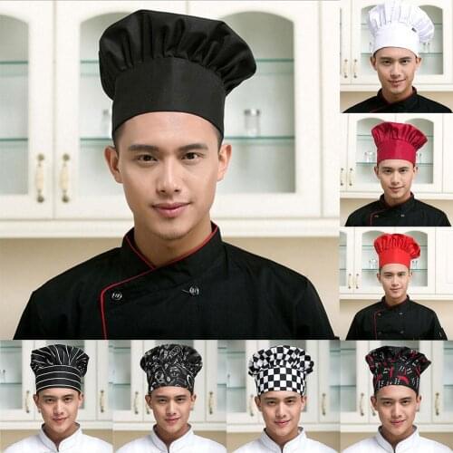 Professional Stretchy Adjustable Men Cap Kitchen Cook Baker Catering Chef Hat Cap Kitchen Cook Baker Catering Chef Hat Cap Kitch