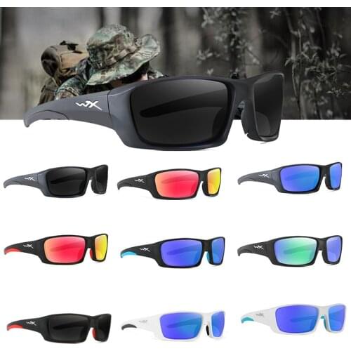 WILEYX Tactical Camouflage UV400 Polarized Glasses Military Shooting Hunting Goggles Fishing Sunglasses Men Women Hiking Eyewear