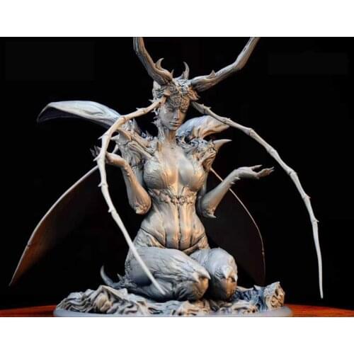 Thai Prototype Teacher Apikitt Meechan Eotha Apiki Chan GK Resin White Model Unpainted Kits Size:29cm