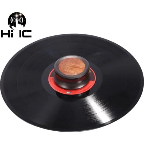 High-End POM LP Vinyl Turntables Disc Stabilizer Record Weight/Clamp Turntable Vibration Balanced Rosewood Audio Shock Absorber