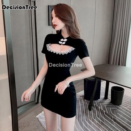 2021 chinese bride wedding party qipao dress sexy women satin cheongsam dress chinese style dress qipao nightclub dress
