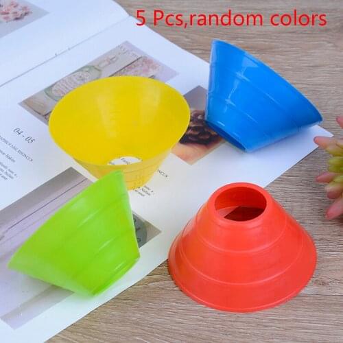 5 Pcs Cones Discs Soccer Football Training Sports Entertainment Accessories