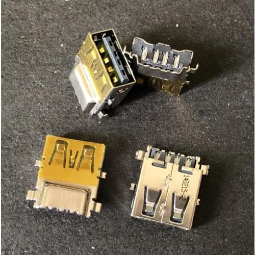 7PCS) New notebook USB 2.0 female 4Pin 4-pin USB socket connector