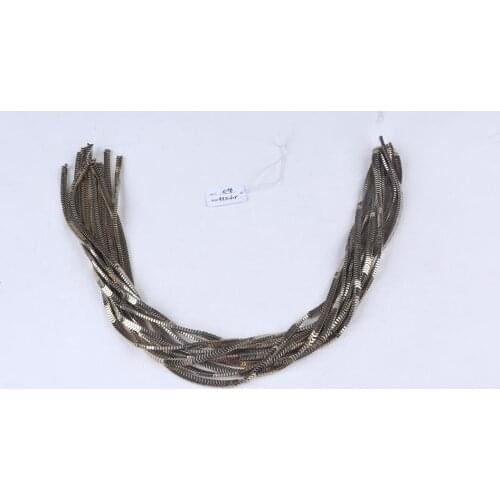 Arrow Shape/V shape Golden color shining Hematite Stone Beads Natural Loose Beads for Necklaces & Bracelets Jewelry Making