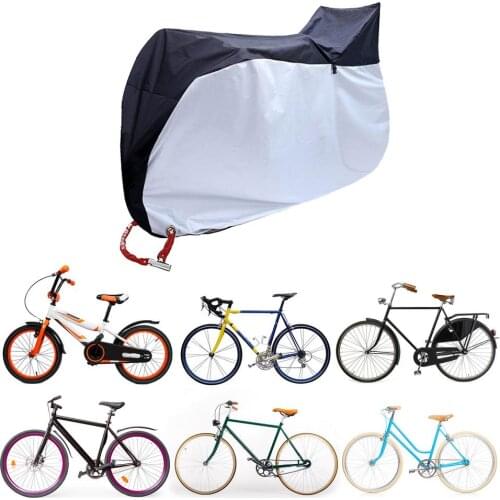 Bicycle Cover Bicycle Body Protector 190T 210D Bike Wide Protection Rain Dust Sun Lock Design Cover UV-proof Gear Sunscreen