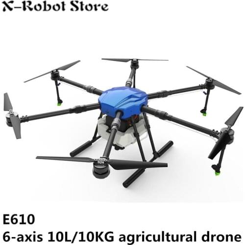 EFT E610 10L/10KG waterproof Agricultural spraying drone flight platform 1400mm wheelbase 10KG sprayer system Folding UAVParts