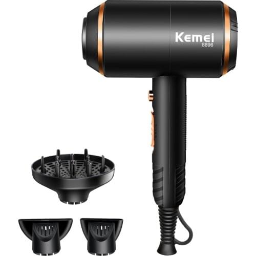 Kemei 4000W Electric Hair Dryer with Overheat Protection System New Hair Drying Machine No Hair Injury Water Ions Hair Blower
