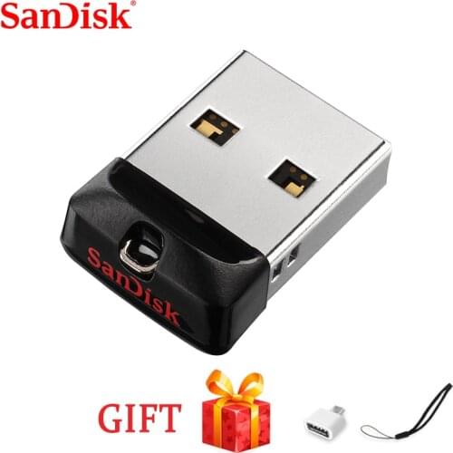 SanDisk USB 2.0 100% Original CZ33 Mini Pen Drives 64GB 32GB 16GB 8GB USB Flash Drive Stick U Disk USB Key pendrive