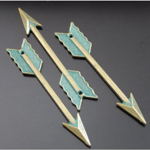 Graceangie 8pcs Antique Bronze Tone Ancient Arrow Charms Finding Fit Jewelry Making Accessory Findings Pendant 39953