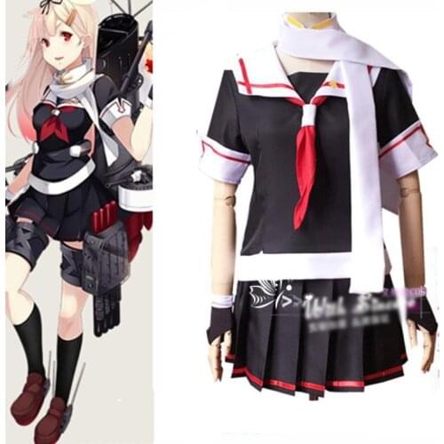 Kantai Collection Yuudachi Cosplay Costume customized any size 11