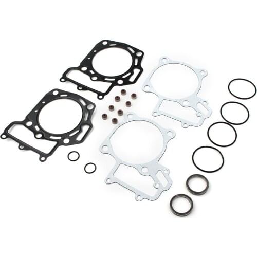 16pcs Top End Complete ATV Engine Full Gasket Kit Gaskets Set For Kawasaki Brute Force 750 4x4i 2005-2013 2014 2015 2016 2017