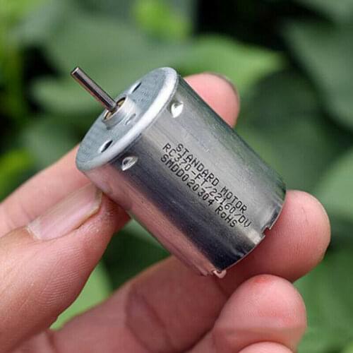 Micro 24mm Round Standard RC370-FT/22160 RF-370CA-22170 DC 5V 6V Mute Electric Motor