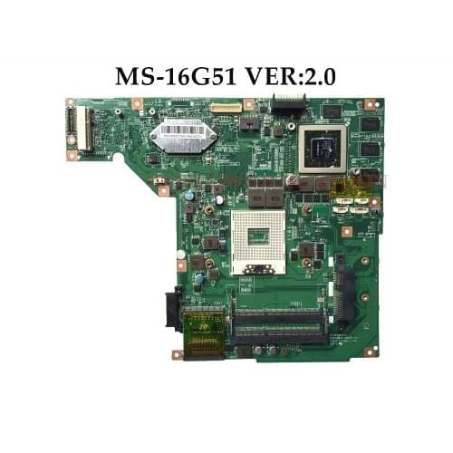 High Quality Motherboard MS-16G51 For MSI GE620DX GE620 VER:2.0 Laptop Motherboard Non-Integrated DDR3 100% Tested