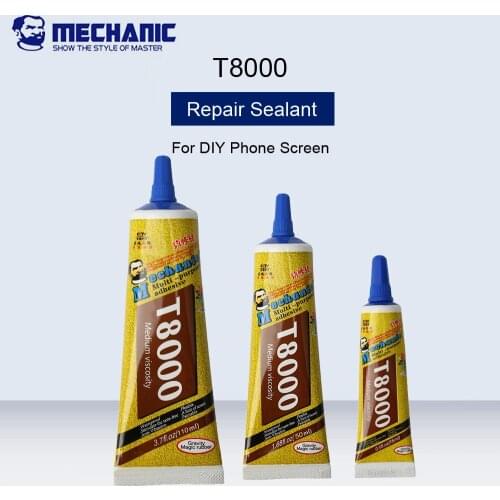 MECHANIC T8000 MultiPurpose Transparent Super Glue Strong Epoxy Resin Adhesive For Crystals DIY Craft Rhinestone Phone Screen