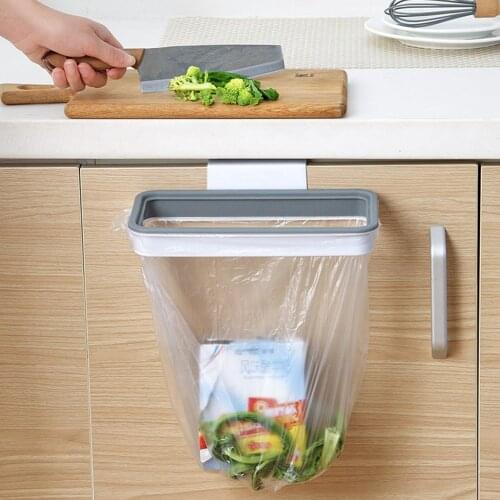 Garbage Hanging Kitchen Trash Storage Rack Bag Hook Scouring Pad Dry Shelf Holder Cook Cuisine Stands Organzier Home Accessory
