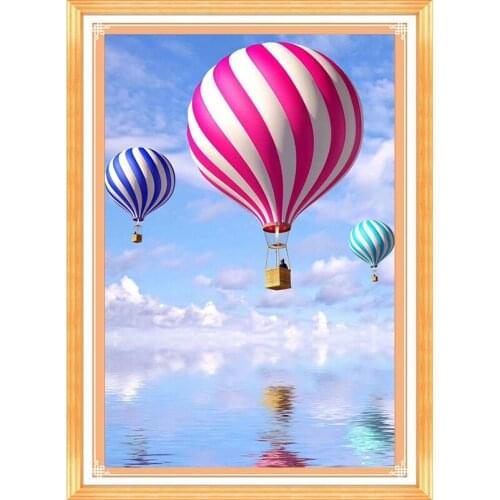 OSH DIY diamond embroidery crystal hot air balloon diamond painting Cross Stitch full square Rhinestone mosaic decoration