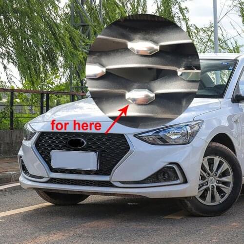 For hyundai ELANTRA 2018-2019 front grille decorate Stainless steel