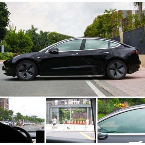 300cmx50cm Black Car Window Foils Tint Tinting Film Roll Car Auto Home Window Glass Summer Solar UV Protector Sticker Films