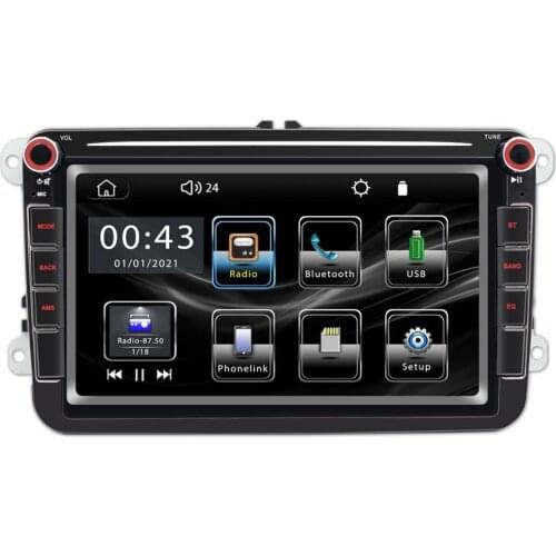 8 Inches SWM-9083 Practical Car Radio Player FM/AM HD-compatible Large Screen 8 Inches Video Input/Output Stereo Receiver for VW