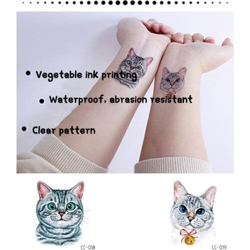 Animal Design Environmental Fun Arm Body Art Big Large Tattoo Sticker Water Transfer Tattoo Stickers Body Art Temporary Tattoo