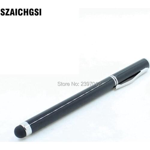 SZAICHGSI 2 in 1 Ball Point Screen Stylus Touch Pen For IPhone 7 6 5 Samsung Cell Phone Mobile Tablet wholesale 2000pcs