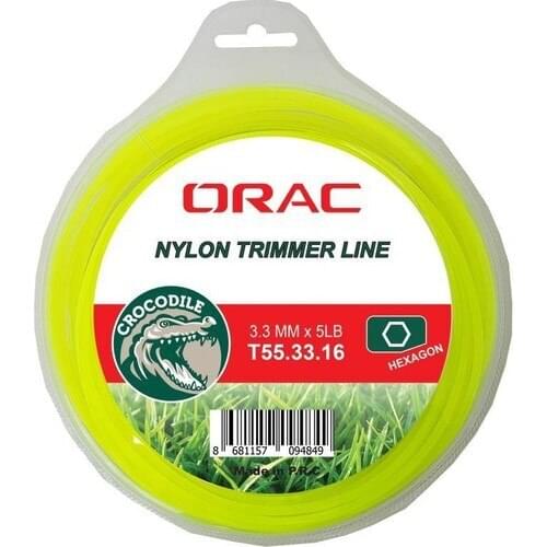 Orac Six Corner Yellow Scythe The fishing line 3,3mm 46 M