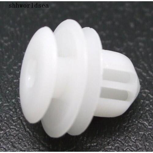 Shhworldsea auto fasteners clip for garnish moulding retainer for toyota 62217-13010 for honda 91560-SED-003 for lexus