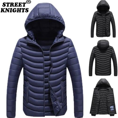 Street Knights Men's Warm Parkas