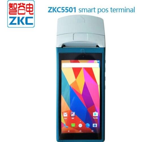 5.5 Inch Touch Screen Wireless Handheld Payment Android POS Terminal with Printer (ZKC5501)