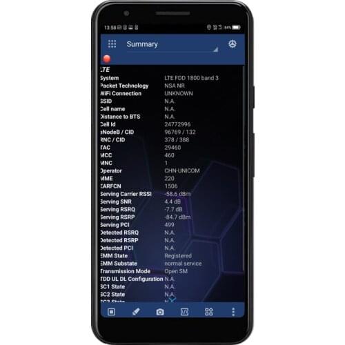 Tems&Nemo Google Pixel 3A XL Nemo Handy 4G test phone