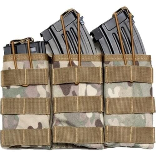 Military Molle Cartridge Bag Single-Double-Triple piece 1000D Nylon M4 AK Pack Combat Training Hunting Tactical Vest Accessories
