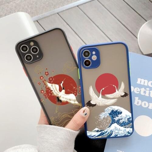 Magic Surfing Phone Case For iphone 12 11 pro MAX X XS MAX XR Ukiyoe Wave Cover Hard Fundas case For iPhone 6s 7 8 Plus SE 2020