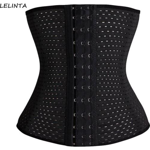 LELINTA Womens Waist Trainer Corset for Weight Loss Slimming Workout Body Shaper Tummy Control Belt Big Size S M L-6XL