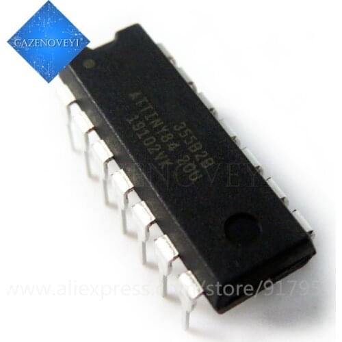 1pcs/lot ATTINY84A-PU ATTINY84-20PU ATTINY84 ATTINY84-20 MCU 8BIT 8KB FLASH 14-DIP Best quality In Stock