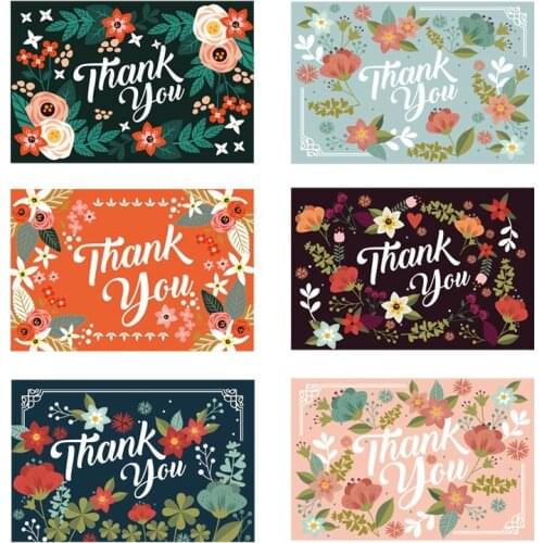 36 Pack Beautiful Floral Blank Thank You Cards and Envelopes Set for Wedding,Baby Shower,Anniversary,Bridal Shower