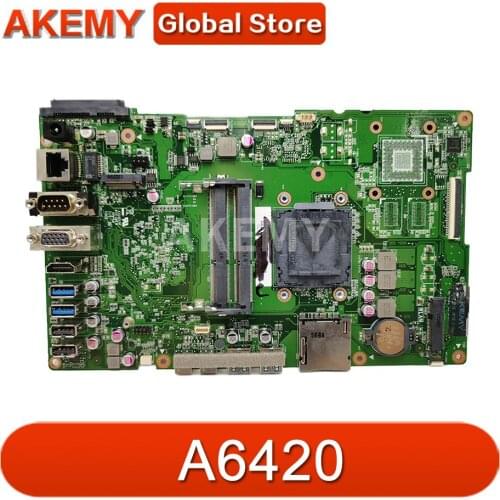 Akemy For ASUS A6420 Laotop Mainboard A6420 A6420-1B Motherboard 90PT01B0-R21000