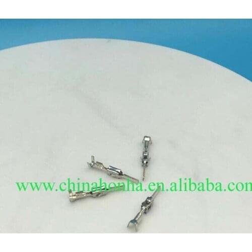 Free shipping 2.8 series gold plated wire terminal Crimp terminal auto electrical male terminal