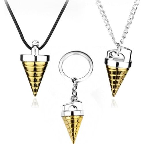 Anime Animation Tengen Toppa Gurren Lagann Simon Core Drill Alloy Key Chains Keychain Key Chain Pendant Necklace Accessories