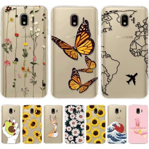 Housing Case For Samsung Galaxy J4 2018 Silicone TPU Bumper For Samsung J4 J410F Back Fundas Bag For Samsung J4 Plus J415F Cover