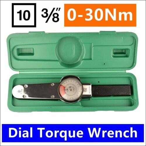 MXITA 3/8 0-30NmDial torque spanner High-precision pointer torque wrench hand tools