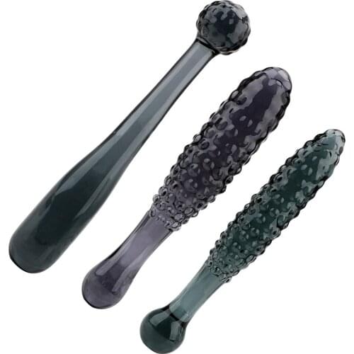 Dual Head Dildo Sex Toys for Women Adult Products Anal Expander Glass Butt Plug Prostate Massage Erotic