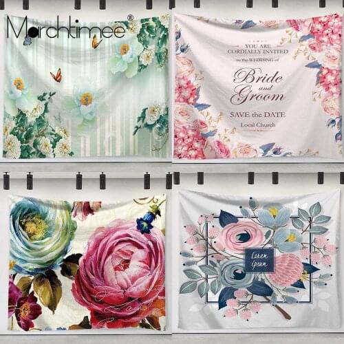 Tapestry Wall Hanging Flower Psychedelic Tapestries Wall Hanging for Living Room Bedroom Boho Plant Print Colorful Home Decor