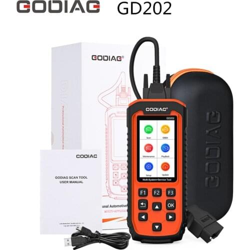 Pre-order GODIAG GD202 OBDII 4 Systems + 11 Special Functions