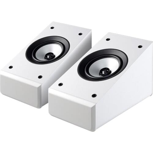 Accusound 5inch Coaxial Atmos DTS:X Speakers for Home Theater System|White