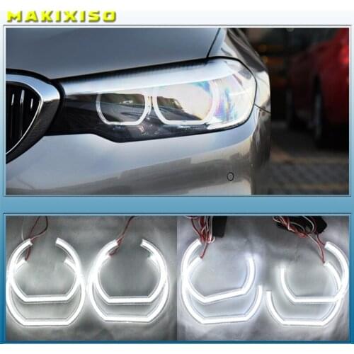 For BMW 7 Series E38 1995-2001 XENON headlight DTM M4 Style Ultra bright led Angel Eyes DRL halo rings Retrofit Accessories