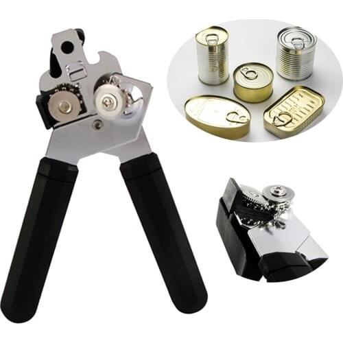 Multifunctional Stainless Steel Professional Tin Manual Can Opener Craft beer Grip Opener Cans Bottle Opener kitchen gadgets